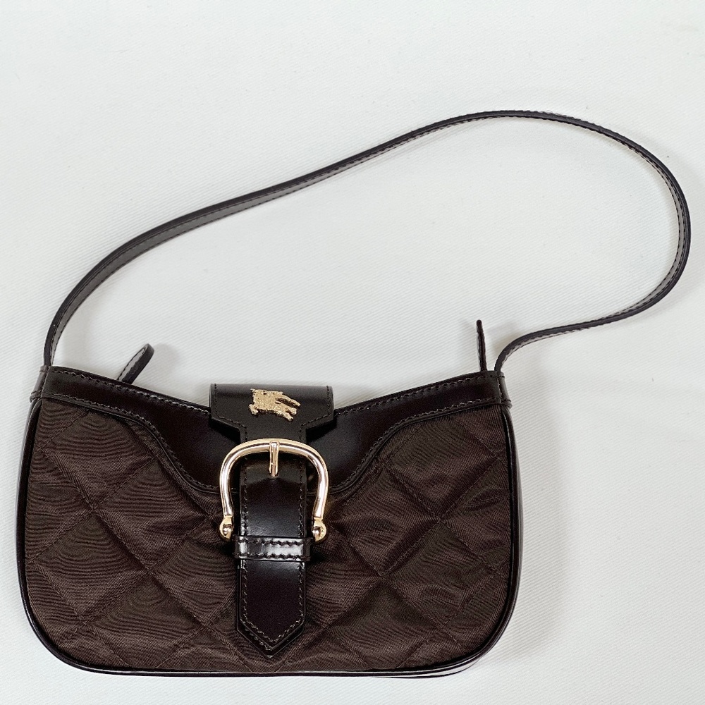 Burberry ‘Ferby’ Quilted Nylon Sling Shoulder Bag | Chocolate (Brown)